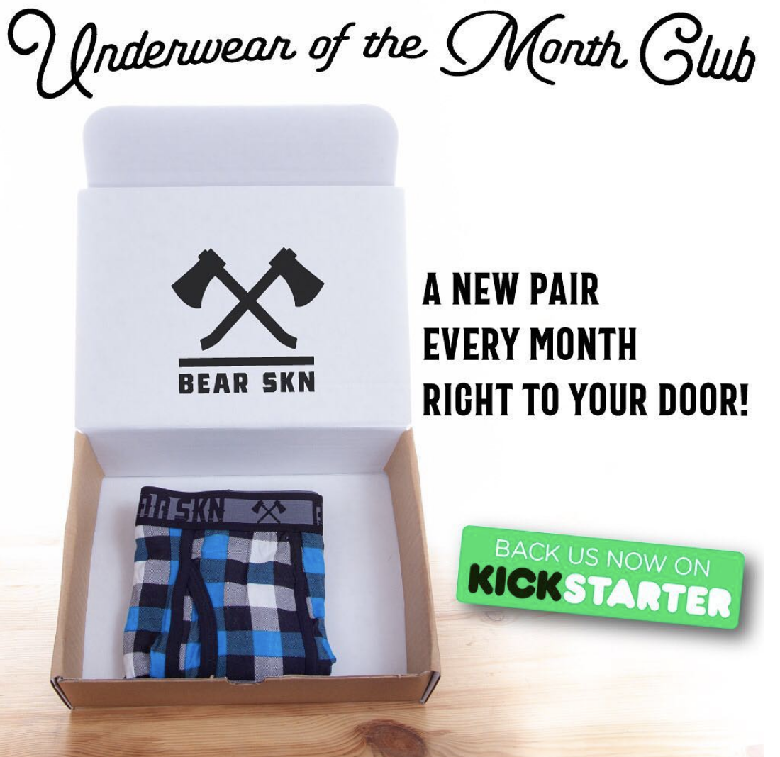 Monthly Men's Underwear Subscription